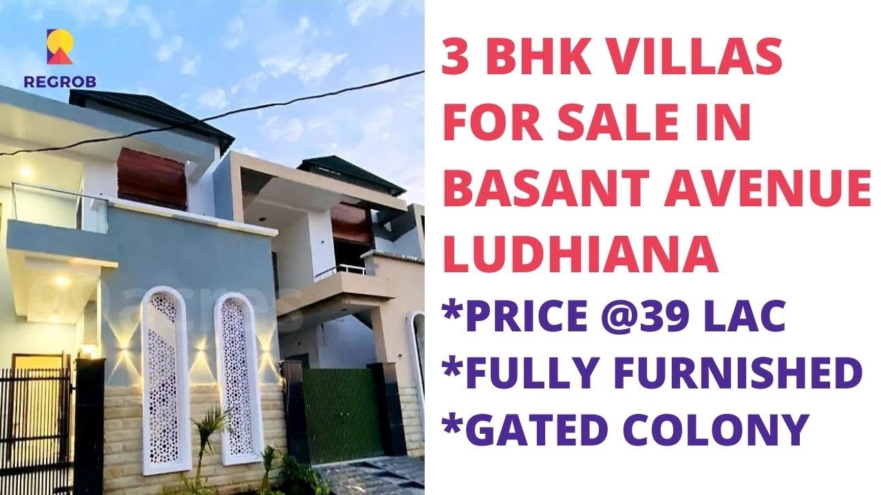 Premium 3 BHK Villas For Sale in Basant Avenue, Ludhiana ☎ +91