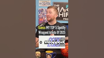 Brian’s SPOTIFY WRAPPED Artists Of 2025! Any Surprises? #shorts #spotify #wrapped #2025 #music