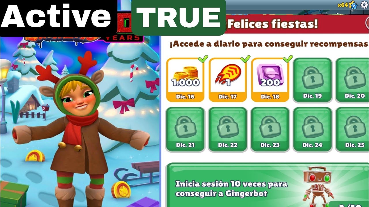 Tutorial para crear Regalos de Bienvenida en Subway Surfers 2.25.1