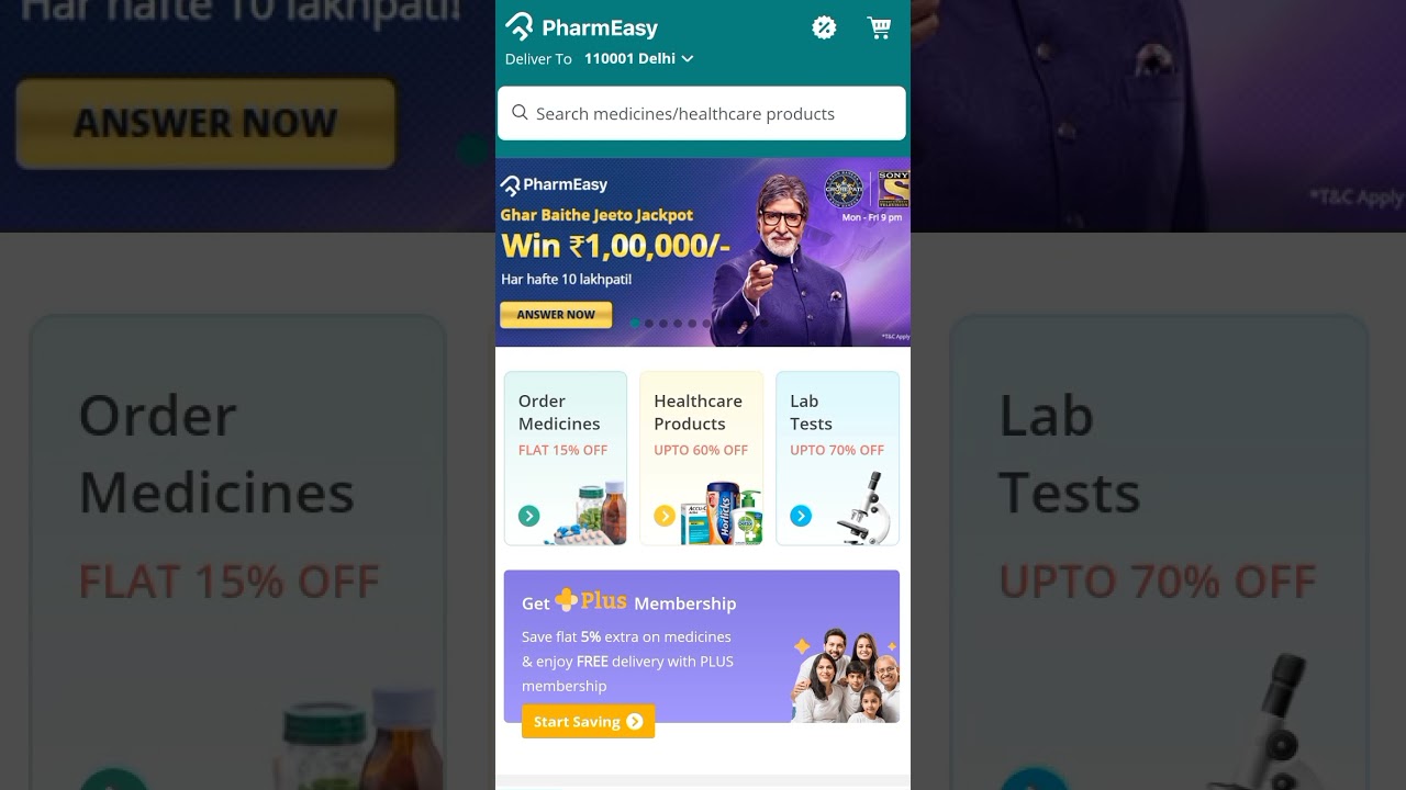 PharmEasy Loot ! Membership plus only at Rs 1 ! 