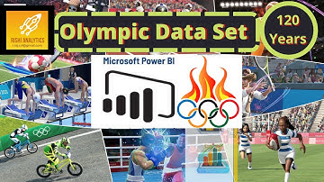 POWER BI PROJECT ON OLYMPICS DATASET || 120 YEARS || OLYMPIC GAMES