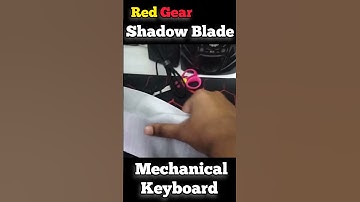 Shadow Blade Mechanical Keyboard unboxing#shorts#youtubeshorts