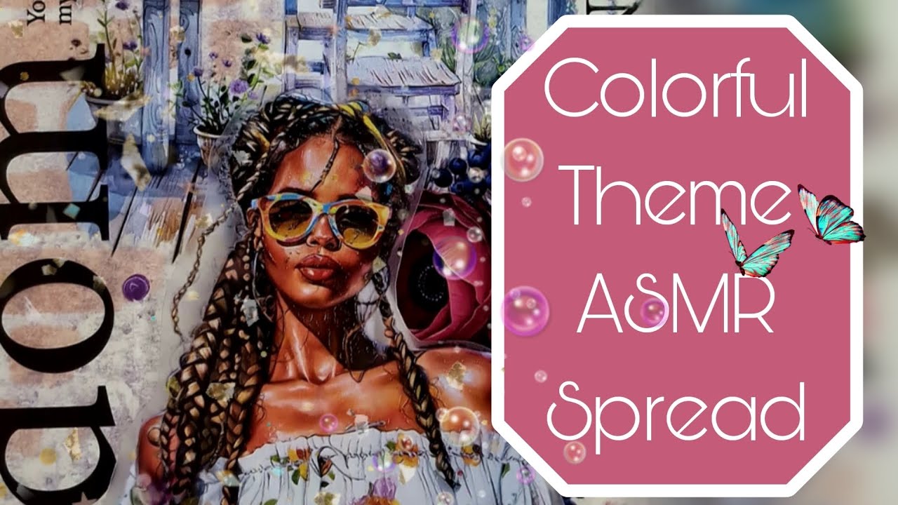 Colourful Theme ASMR Spread ❤️💛🧡💜🩷