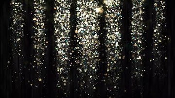 Luxury Golden Background | Particles Gold Bokeh Glitter Awards Dust Abstract Background | Particle