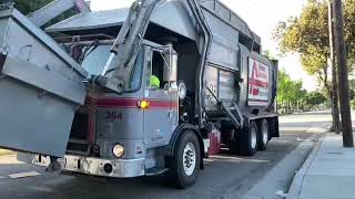 Athens Services Autocar Xpeditor Amrep FL 364 part 2 of dumpster and 978 of Azusa CA