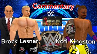 WWE Smack Down Live,Oct 4,2019,Brock Lesnar Vs Kofi Kingston for WWE Championship,WR3D Version