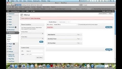 How to Delete Tabs From the WordPress Dashboard : WordPress Guide