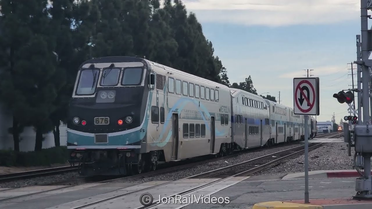 2/9/26 Pre: Metrolink 708 meets a WB BNSF Q train by Los Nietos/SFS crossings