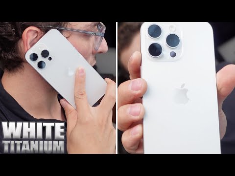 White Titanium iPhone 15 Pro is Less White? Color Impressions & Comparison!  