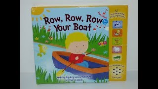 Row, Row, Row Your Boat Sound Book. Board Book review