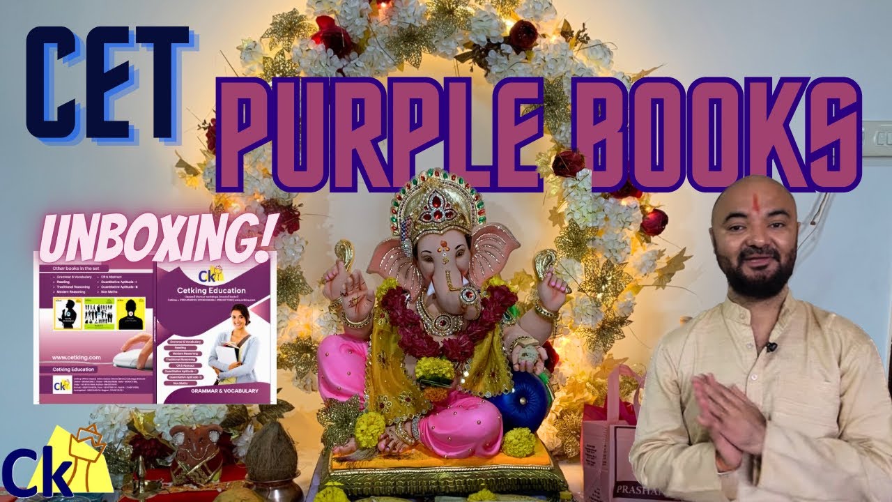 MBA CET 2024 Full Syllabus! Unboxing of Purple Books for CET 2024