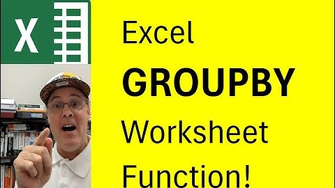 GROUPBY Excel Worksheet Function. Single Cell Reports Made Easy! 11 Examples. EMT 1844