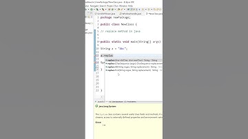 replace method in java #java #shorts #shortfeed