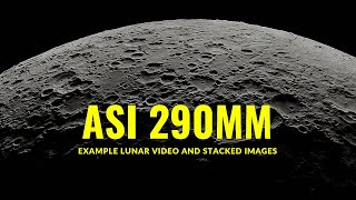 ASI290MM Lunar Imaging Moon Example video