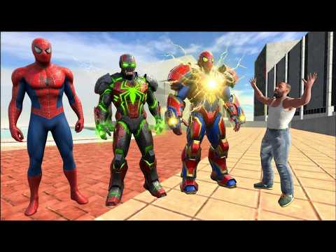 Franklin Tries To Become New Avenger By Stealing Spider Man's Suit in Indian Bike Driving 3D