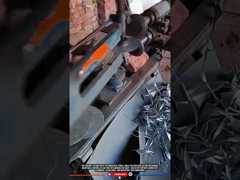 Precise Circular Cutting: Rotary Metal Plate Cutting Machine Innovation #tech
