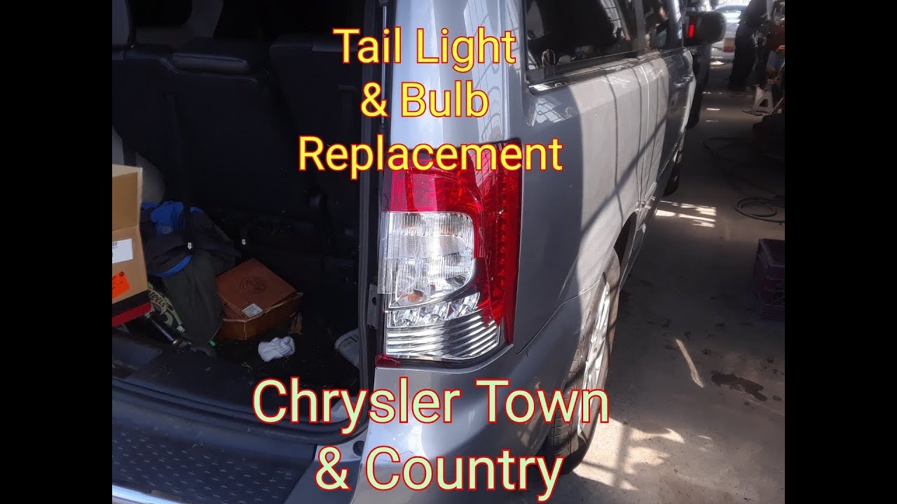 Chrysler Town and Country Tail Light & Bulb Replacement - YouTube 2006 Chrysler Town And Country Brake Light Bulb
