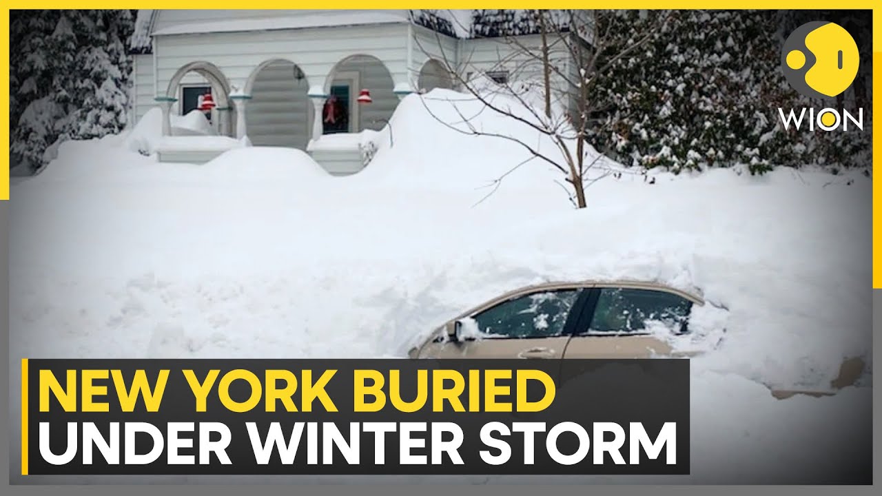 Lake-Effect Storm Blanketed Syracuse & Surrounding Areas | WION News