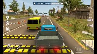 Russian car driver zil 130 goal complete 7 dangerous approaches try not touch other vehicles!