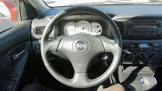 2005 Toyota Corolla S POV Test Drive