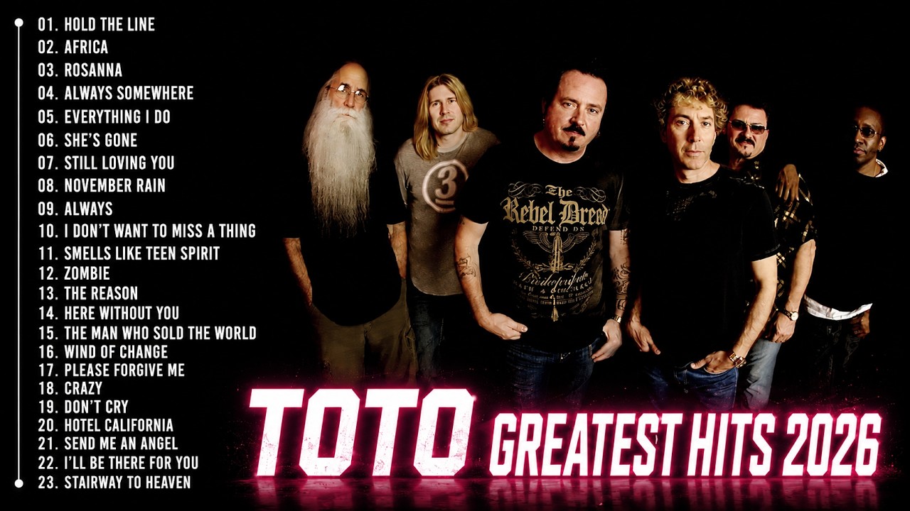 Toto Greatest Hits Full Album 🎸I'll Be Over You, Africa, Rosanna \u0026 More |Best Classic Rock Songs #v1