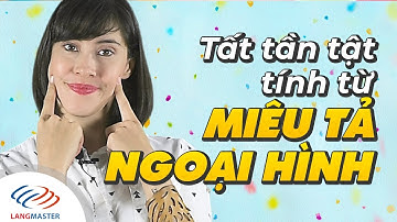 Langmaster - TẤT TẦN TẬT tính từ miêu tả NGOẠI HÌNH của chúng ta [Học tiếng Anh giao tiếp cơ bản]