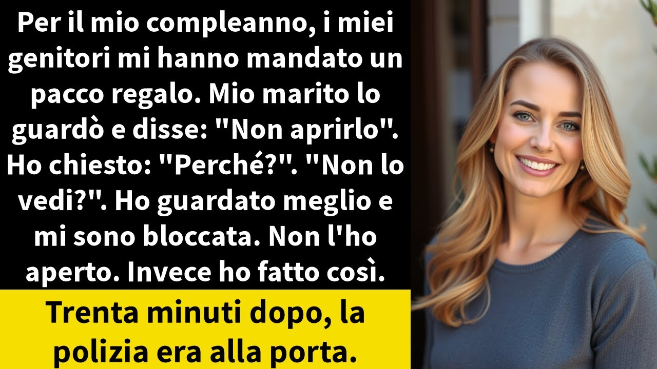 Per il mio compleanno, i miei genitori mi hanno mandato un pacco regalo.