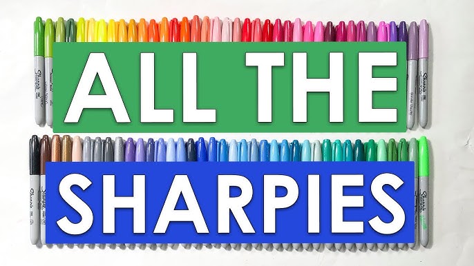 Complete List of Sharpie Colors and Names: Swatches and How to Get Them All  