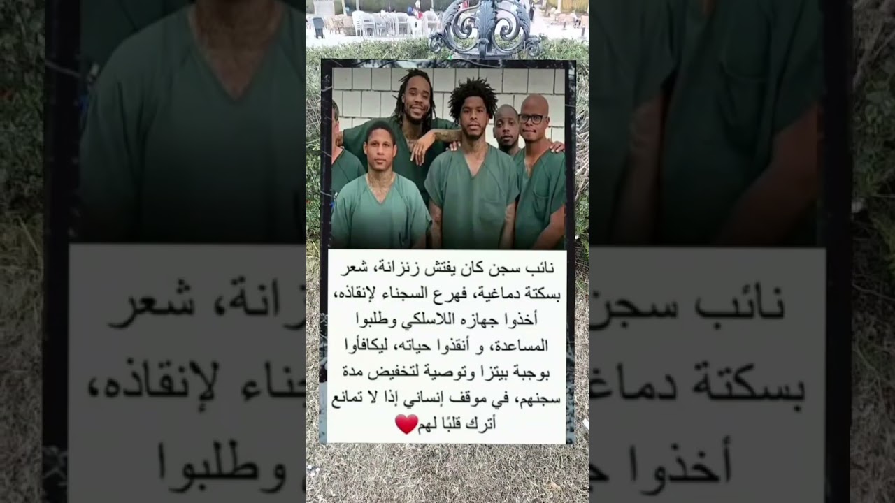 نائب سجن كان يفتش زنزانة شعر بسكتة 