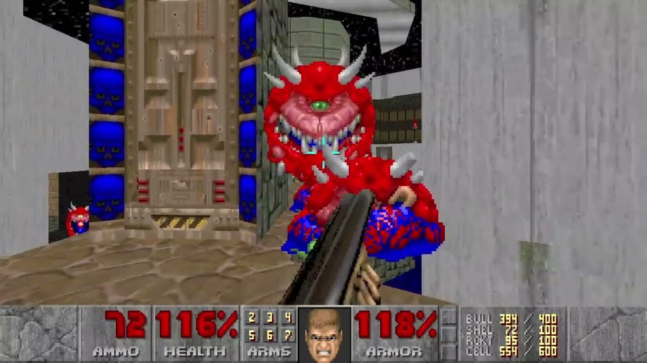 Master Levels Doom II - Map 17: Trapped On Titan