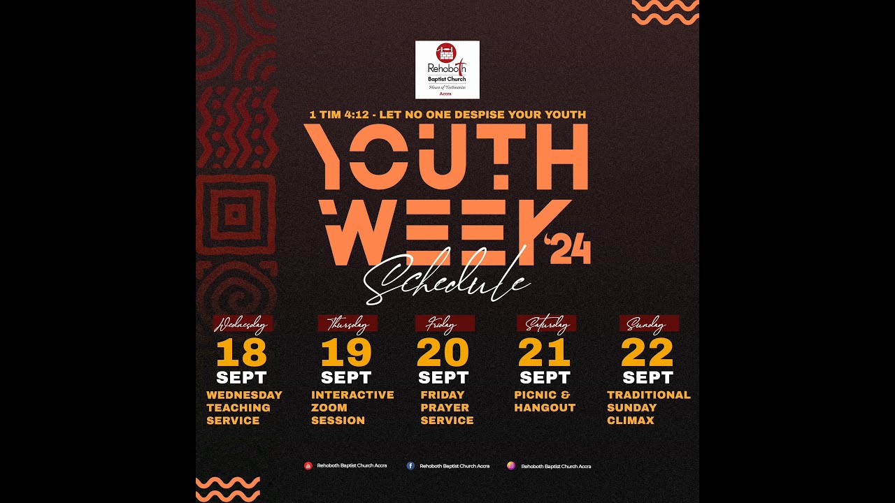 Sunday Service - |22-09-24| - Youth Week Climax - YouTube