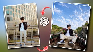 Trending aesthetic boat AI photo editing | Lake boat AI photo editing | ChatGPT photo editing screenshot 2