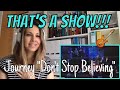 Journey "Don't Stop Believing" Live (Reaction Video)