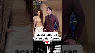 Verrel And Wilonas Engagement Event  So Sweet natashawilona verrelbramasta