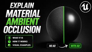 Unreal Engine 5 Materials – Ambient Occlusion Explained (What It Does &amp; When to Use It)