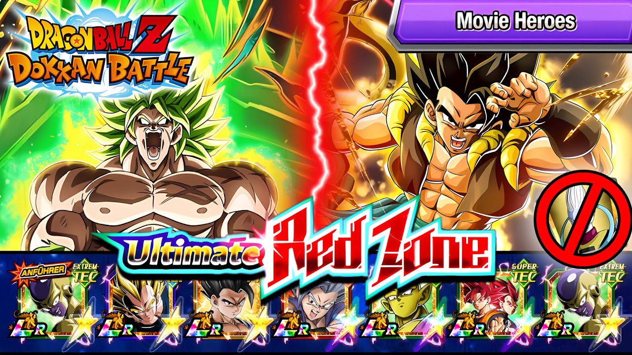 Level 14: Movie Edition Vs. Movie Heroes - *New* ULTIMATE RED ZONE • DBZ: Dokkan Battle (4K 60FPS)