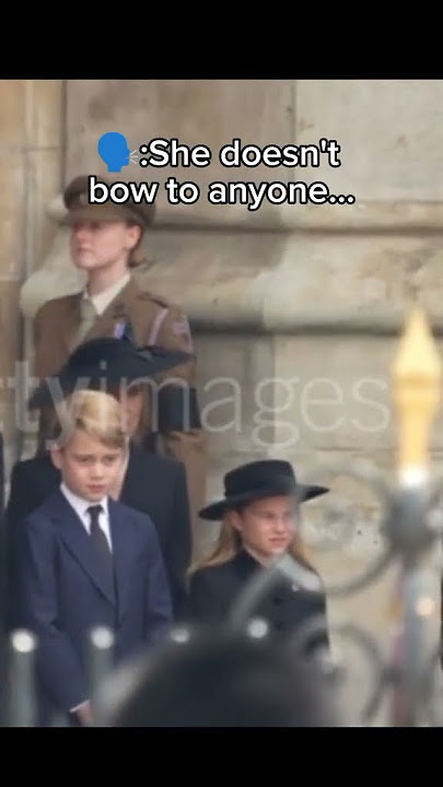 The Queen broke tradition to bow at Princess Diana's funeral #shorts #queenelizabeth #ukroyal