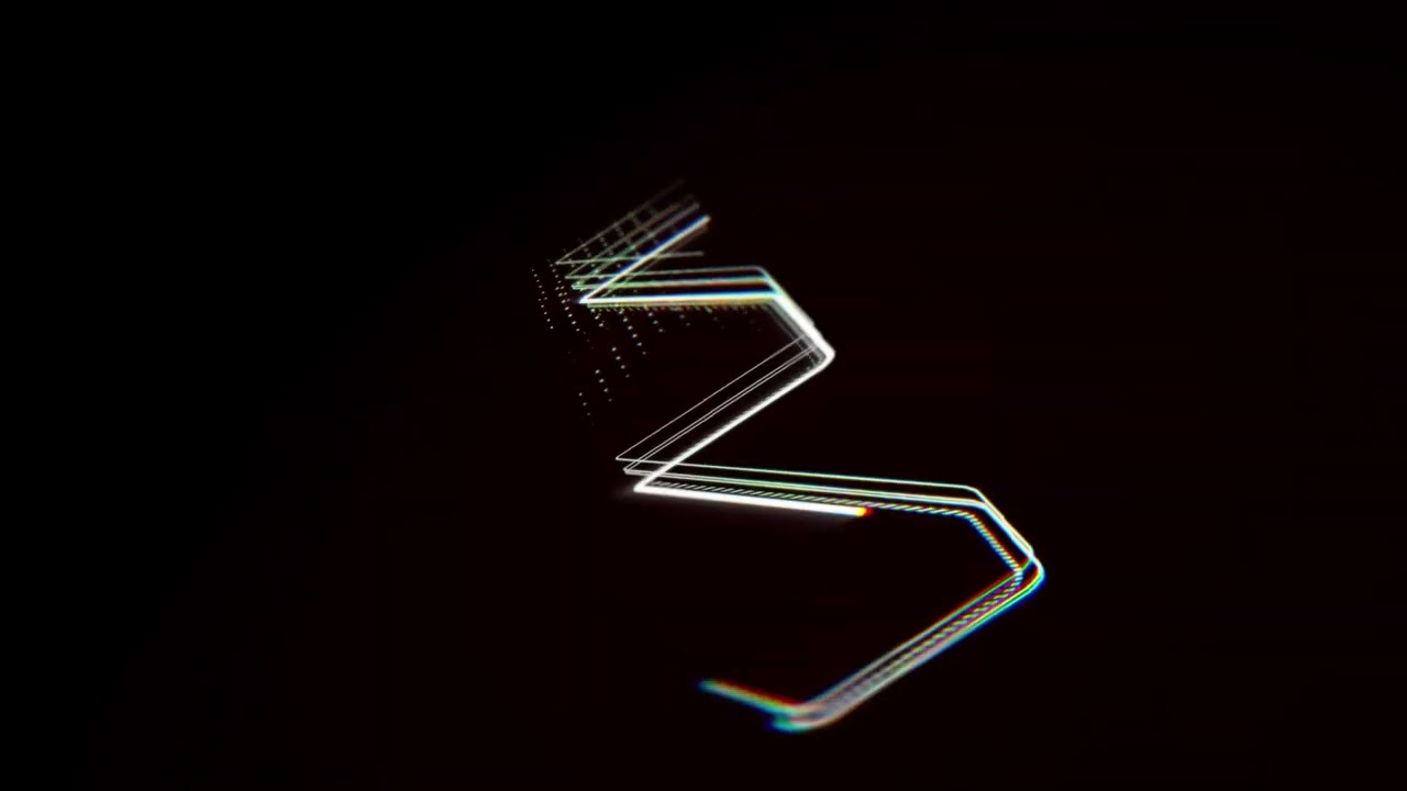 After Effects Lines color logo reveal