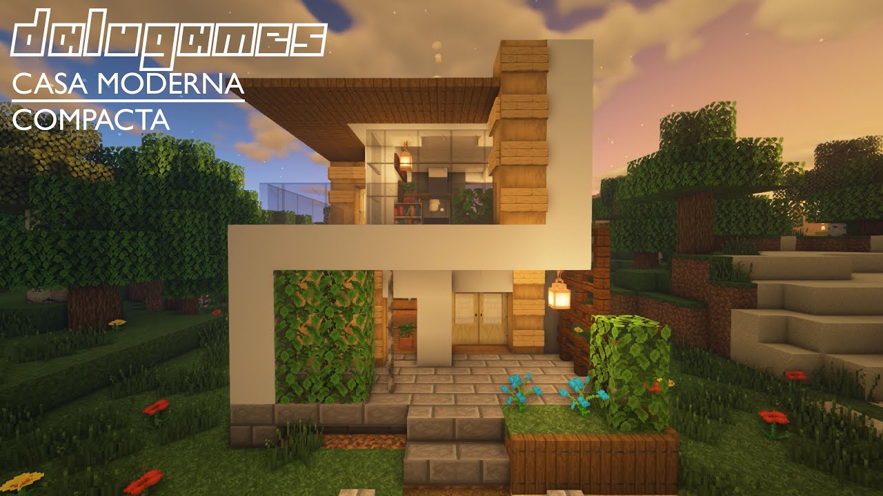 Casa Pequeña Y Moderna En Minecraft