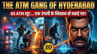 Inside the Hyderabad ATM Gang Heists: 65 ATMs Cracked Across 5 States | 2D Animation