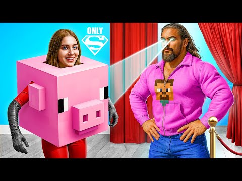 Minecraft w Prawdziwym Życiu! Jak zostać superbohaterem?! Fałszywi kontra prawdziwi superbohaterowie