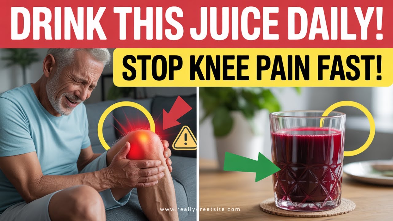 Over 60 and Knee Pain? Try This Healing Juice Every Morning