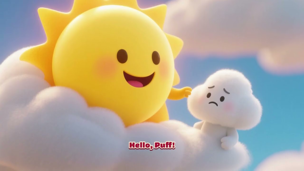 Title: The Little Cloud Who Was Afraid to Rain