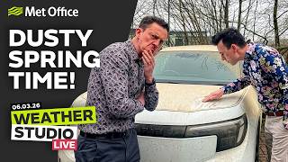 06/03/2026 - Will Saharan dust affect your weekend - Weather Studio Live Met Office Forecast