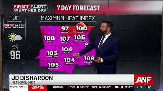 Dangerous heat returns in Georgia