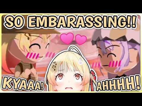 Kanade Almost Dies of Cringe Watching Her Mii Date Laplus【Otonose Kanade Clips】