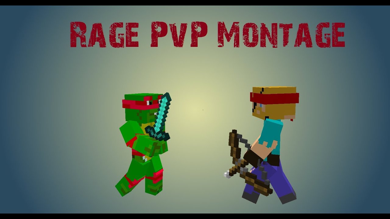 Minecraft Rage PvP Montage - Overcast Network