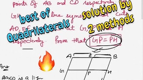 In the adjoining figure, ABCD is a parallelogram in which E and F are the mid points of... Class IX