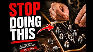 How To Restring An Acoustic Guitar Properly (Beginner Guide) STRINGS DONE RIGHT