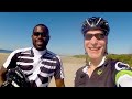 Youtuber cycling meet up mylungpuppy with riding with jahv